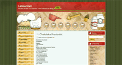 Desktop Screenshot of legourmet.your-lifestyle.net